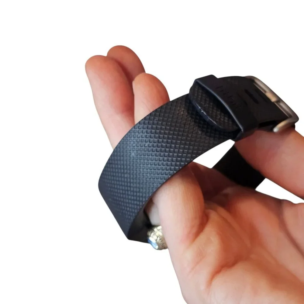 Fitbit Charge HR‎ Wireless Activity Wristband - Size Large - Black UNTESTED